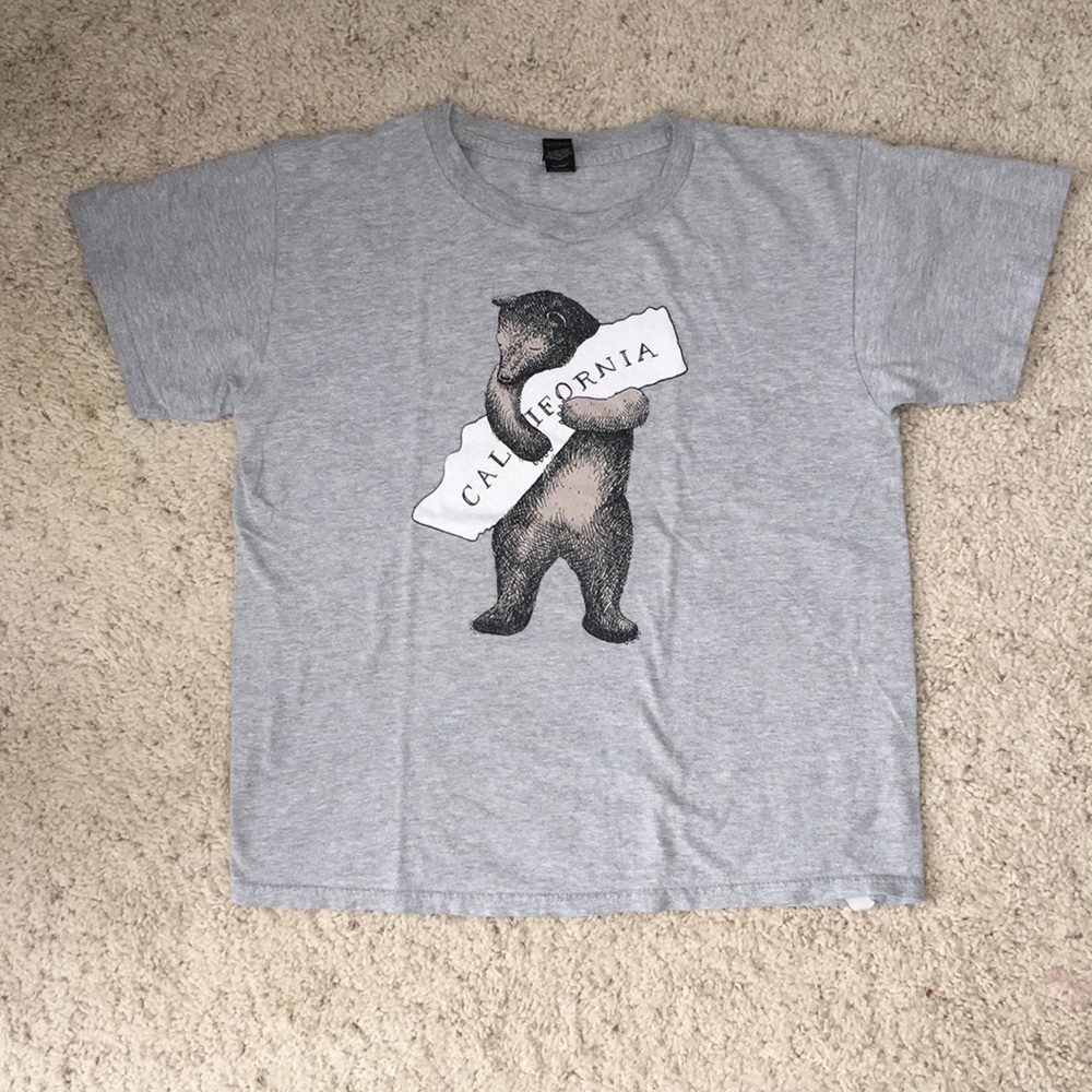 Anvil California Bear Hug Vintage Design Youth Tee